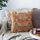 Boho Pillow Covers 24x24  Orange Ethnic 24  X 24   pack Of 1  Boho Style 13