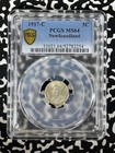 1917-c Newfoundland 5 Cents Pcgs Ms64 Lot g307 Silver  Choice Unc 