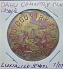 Oahu Country Club Vintage Caddy Badge Only 1 Known