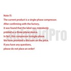 New Scroll Compressor Zp49k6e-pfv-130 For Copeland R410a 1 Ph 208 230v 4 To