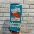 Vintage 1950s Frosty Sip Drinking Straws Advertising Box W  Straws Christmas