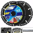 3pcs Diamond Multi-purpose Saw Blades 4 5 Inch Heavy Duty Diamond Cutting Blades