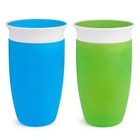 Munchkin   Miracle   360   Toddler Sippy Cup  10 Oz  Blue green  Unisex  2 Pack