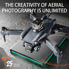 Drones With Hd Camera 4k Dual Rc Drone Wifi Fpv Foldable Quadcopter 3 Battery 