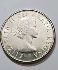 1961 Canadian Silver 50 Cents Half Dollar Coin Unc Appearance 