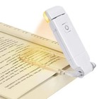 Usb Rechargeable Clip On Book Led Light Dimmable Lamp For Reading In Bed 