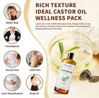 100  Pure Natural Cold Pressed Carrier  Castor Oil For All Skin And Hair Types