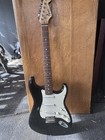 Fender Junior Collection Stratocaster Maple Guitar - Black