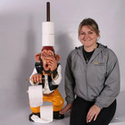 Funny Monkey Toilet Paper Holder Life Size Resin Statue Jungle Animal Prop Decor