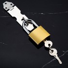  4pcs Metal Padlocks With Keys Replacement Drawer Lock Security Padlock For