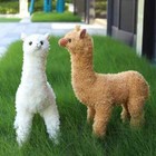 New Kids Toys 38-80cm Alpaca Plush Doll Cute Standing Stuffed Soft Llama Toys