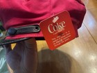 New  Vintage Coca-cola Company Red Adjustable Snap Back Train Conductors Hat Cap