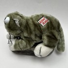 Jrl Toys Alley Kats Vintage Plush Stuffed Animal Gray Tabby    defects   