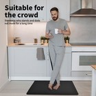 17 x28  Kitchen Floor Mat Cushioned Anti Fatigue Kitchen Rug Waterproof Non Slip
