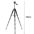 74inch Travel Aluminium Q-188 Pro Tripod Monopod ball Head For Dslr Camera Zomei