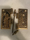 Brass Geisha Girl 5    X 5    Hinge Reproducci  n