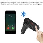 Audio Wireless Fm Transmitter Modulator Bluetooth Car Kit Aux Hands Free Music