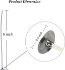 Candle Wick 100 Piece Candle Wicks For Candle Making Diy  6 Inch Pre-waxed Cotto