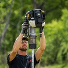 Titan Post Drivers Gas Powered Fence Post Driver For T-posts  Pipes And Stakes