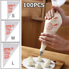 100 Pcs Disposable Pastry Bags - Icing Piping Bags For Cake   Cupcake Decorating