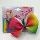 Jojo Siwa Rainbow Hair Bow With Matching Jojo Siwa Slap Bracelet Brand New