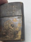 Vietnam War Vintage Brass Petrol Zippo Lighter Lai Khe 70-71 Snoopy In Vietnam