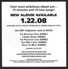 Drive-by Truckers Brighter Than Creation s Dark 4 X 4 Inch Promo Sticker 2008