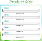 25 Pack Abs Plastic Round Tubes 5 Sizes White Hollow Rods Diy Model Making 9 8 