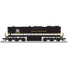 Atlas N Scale   Emd Sd35 High Nose   Dc   Master Silver   Southern Railway  3030