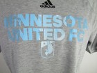 Minnesota United Fc Men s S s Adidas Jersey Gray  flawed Logo Mls L