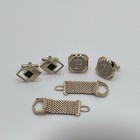 Vintage Gold Tone Cuff Links Set- Vintage Classic Men   s Cuff Links