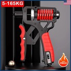 Adjustable Hand Gripper Strengthener With Counter Wrist Finger Forearm Trainer