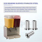 Replaces Crathco Bearing Sleeve 3220 Set Of 3 Replacement Parts