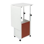 Overbed Table W  Wheels  Movable Bedside Table  Height Adjustable Over Bed Desk