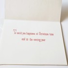 Vintage Christmas Card Old Fashioned Christmas Winter Scene Church Sleigh