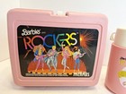 Vintage 1987 Barbie And The Rockers  Pink Lunchbox By Thermos W  Drink Thermos