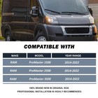 Headlights For 2014 2022 Dodge Ram Promaster Chrome Amber Halogen Ch2503254