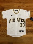 Paul Skenes  30 Pittsburg Pirates White Jersey Stitched Youth Medium Jersey