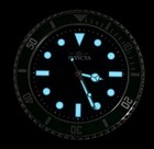 Invicta Pro Diver 12  Wall Clock Kermit  starbucks Green   Black Quartz 70043