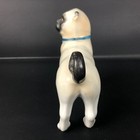 Antique Pug Dog Figure Figurine Statue Victorian Early Porcelain Hand Painted 5 
