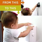 Baby Safety Outlet Cover Box Double Lock Baby Toddler Proofing White