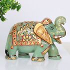 Large Natural Green Jade Elephant Sculpture 660 G 5  For Home Decor Statue