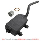 Exhaust Muffler W gaskets For Kawasaki Bayou 300 Klf300b Klf300 B 1988 1989-2004
