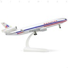 Md-11 1 300 Diecast Metal Airplane Model Kits With Stand  8 3-inch L  Cargo