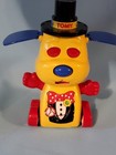 Vintage 80   s Toy Tomy Doggone Dog Push   Go Top Hat Tomy Partially Working