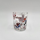 Barcelona Souvenir Shot Glass  yo Love Barcelona  Cow Print Design 2  Tall