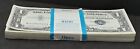      1 Silver Certificate Uncirculated Lot     Crisp Unc Consecutive From Pack Cu    