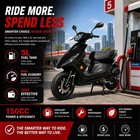 X-pro Bali 150cc Moped Scooter With 10  Wheels  Electric Start  Large Headlights