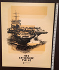 Uss Enterprise Cvn 65  big  e   End Of Service Tribute commemorative Poster