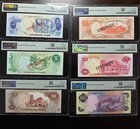1978 Philippines 2  5  10  20  50  100 Piso Uncirculated Specimen Set Pmg Graded